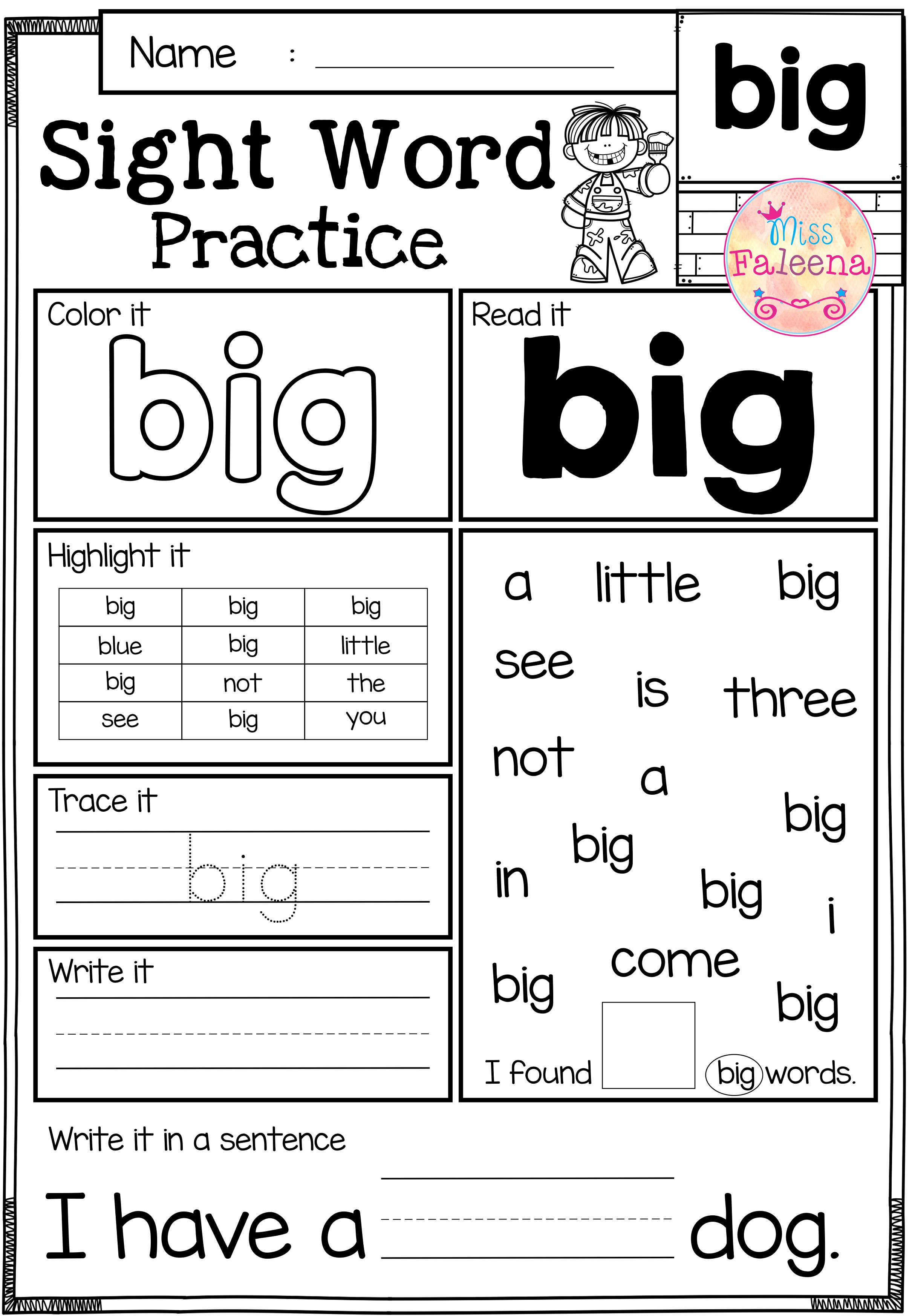 121 the sight words worksheets printable 100 100 jpg