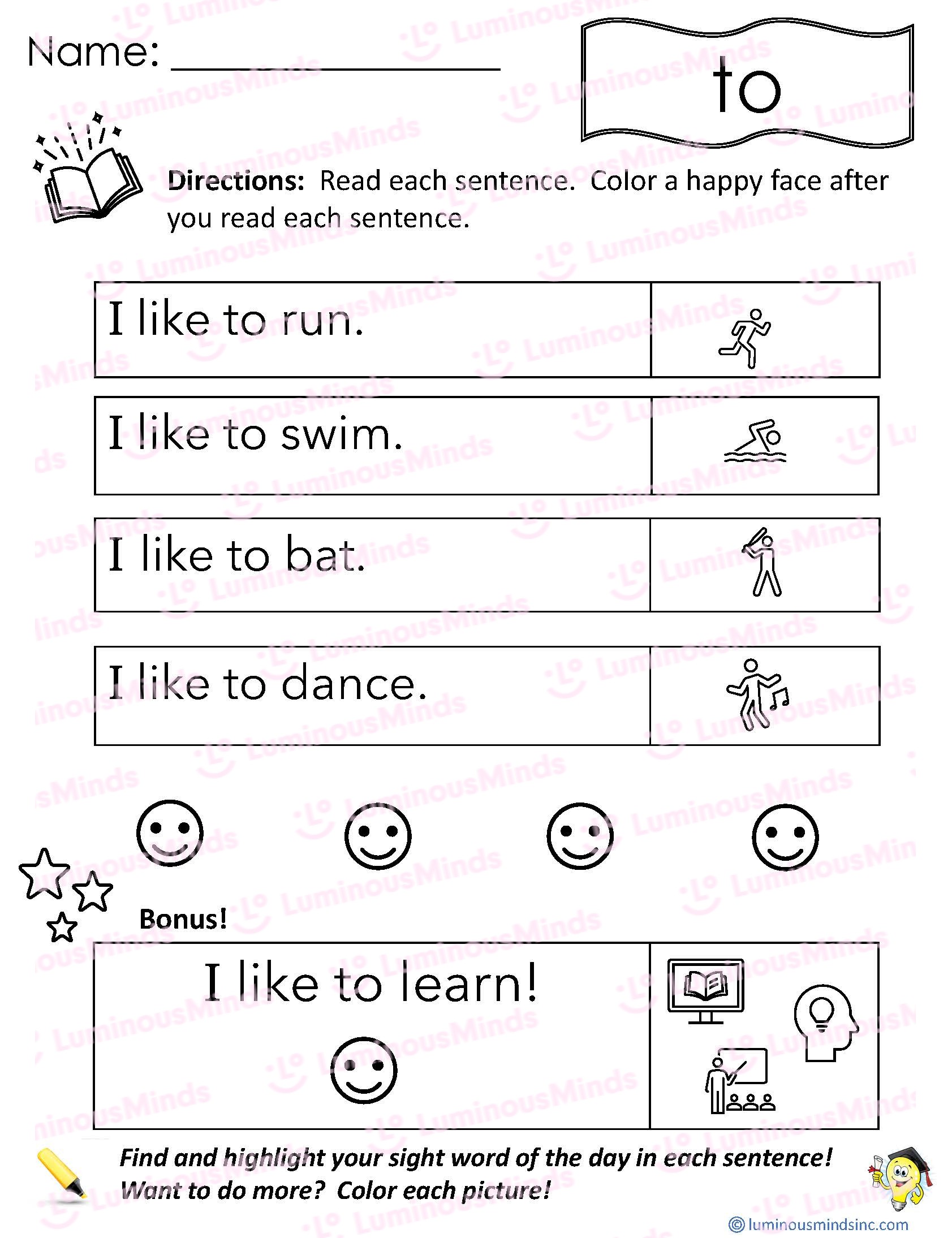 121 the sight words worksheets printable 109 109 jpg