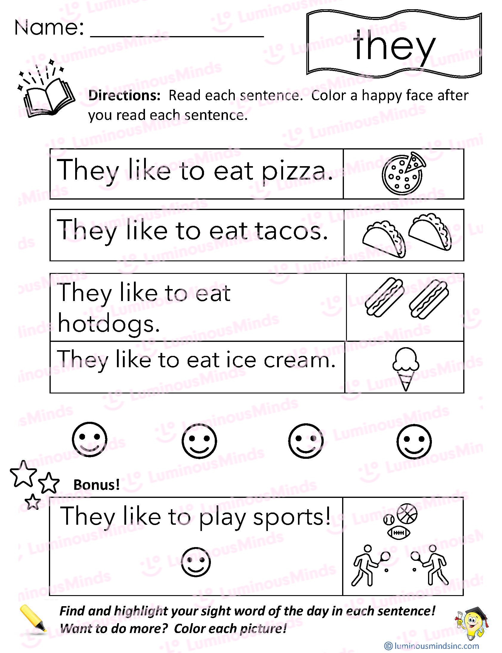 121 the sight words worksheets printable 69 69 jpg