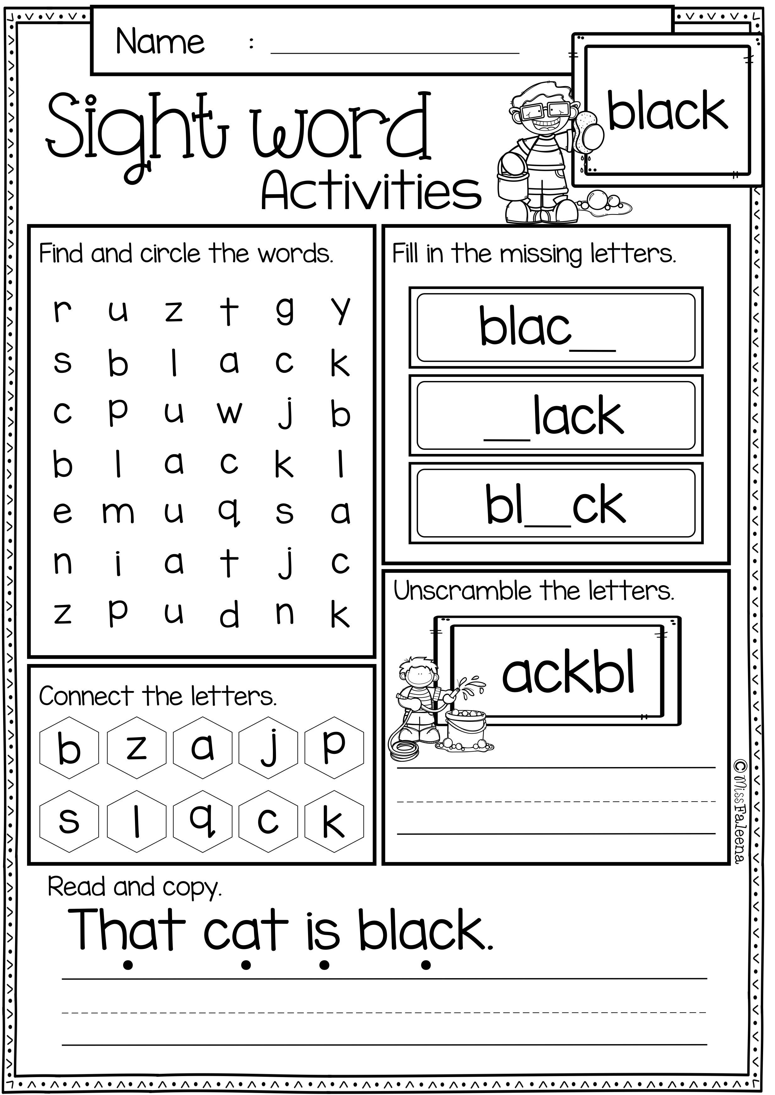 121 the sight words worksheets printable 71 71 jpg