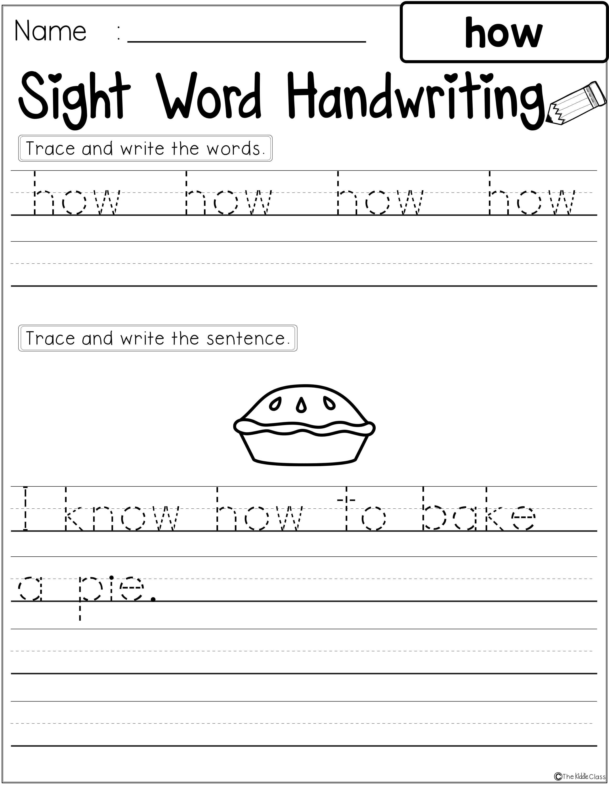 121 the sight words worksheets printable 79 79 jpg