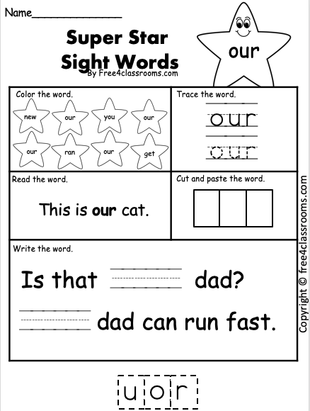 121 the sight words worksheets printable 91 91 jpg