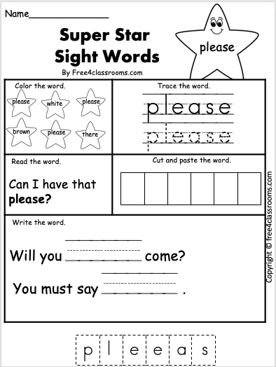 121 the sight words worksheets printable 97 97 jpg