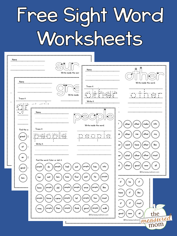 121 the sight words worksheets printable 98 98 jpg