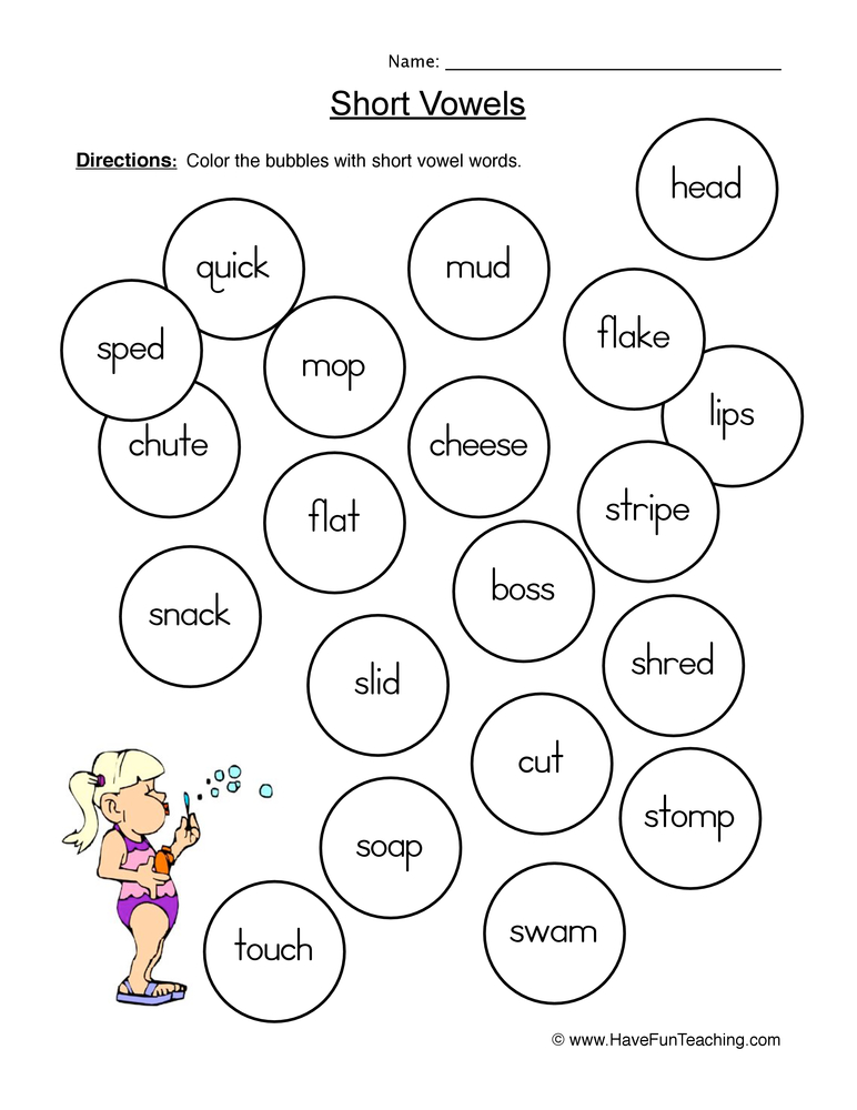 126 vowel worksheets printable 37 37 jpg