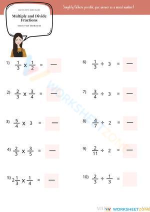 50 multiply and divide fractions worksheets printable 14 14 jpg