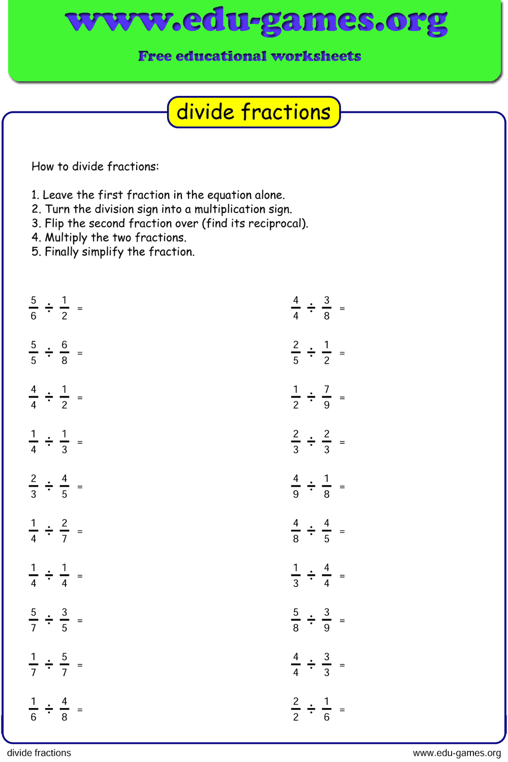 50 multiply and divide fractions worksheets printable 41 41 jpg