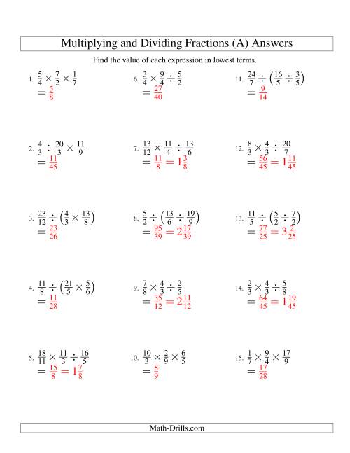 50 multiply and divide fractions worksheets printable 48 48 jpg