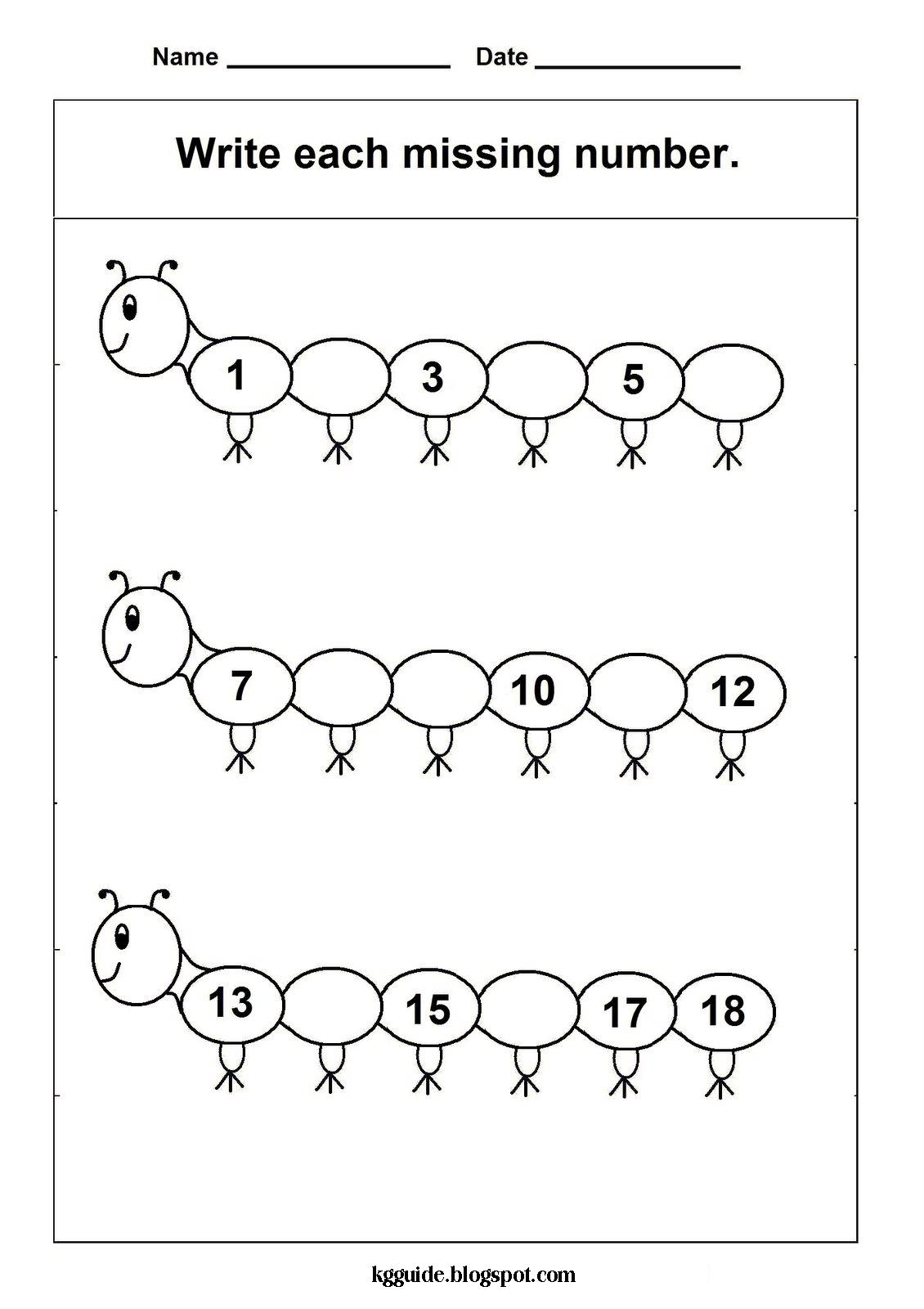 72 learning numbers worksheets kindergarten printable 28 28 jpg