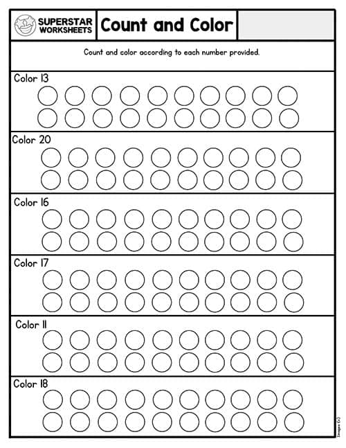 72 learning numbers worksheets kindergarten printable 64 64 jpg