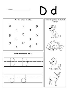 83 printable d worksheets preschool 55 55 jpg