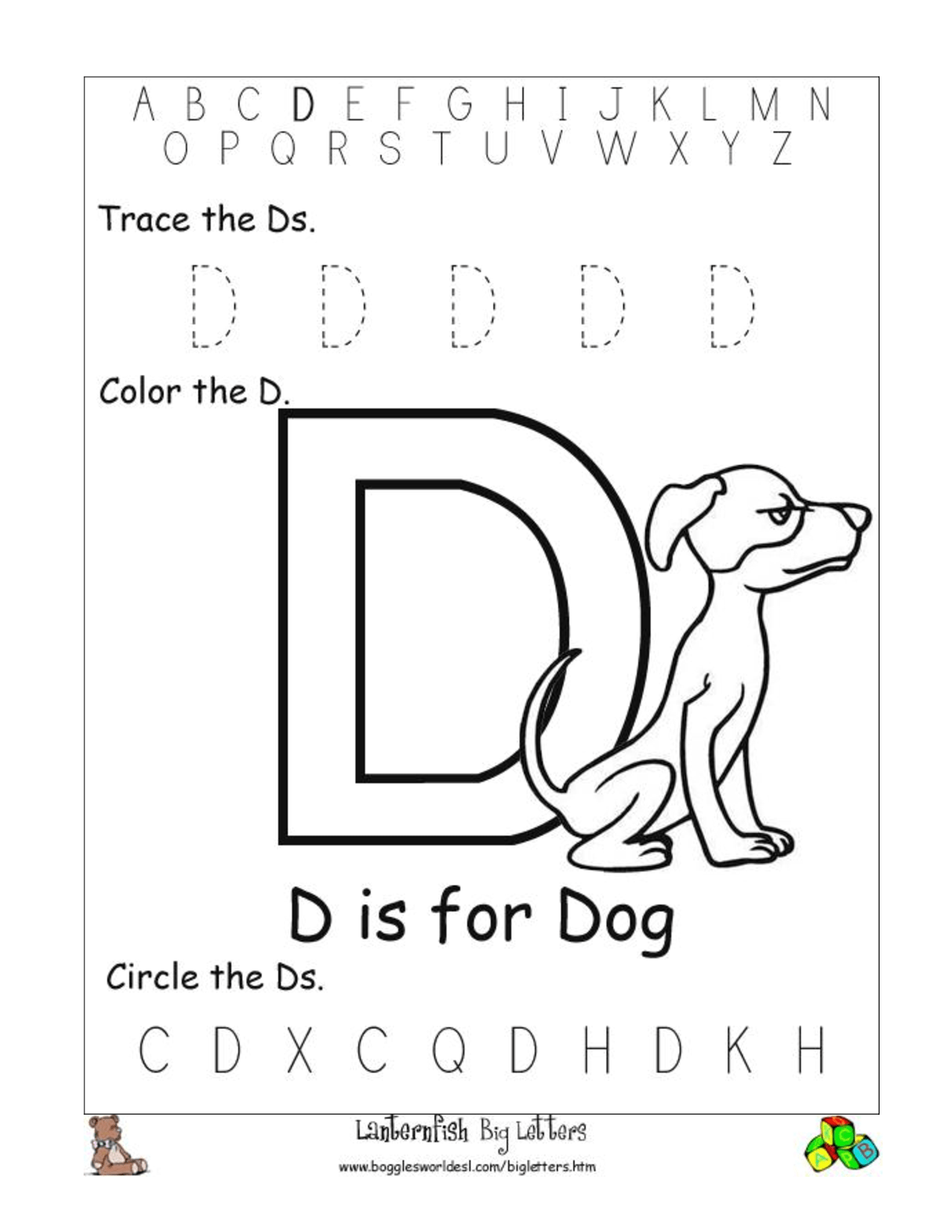 83 printable d worksheets preschool 77 77 jpg