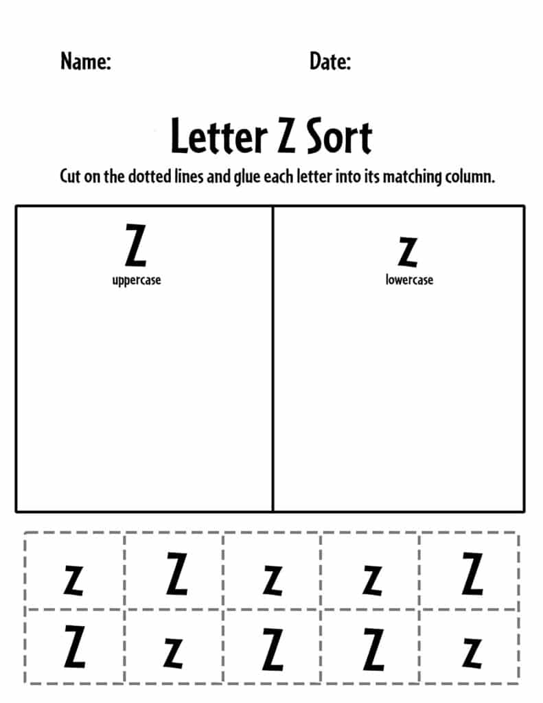 z worksheets preschool printable 20 20 jpg