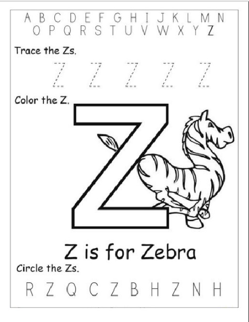 z worksheets preschool printable 64 64 jpg