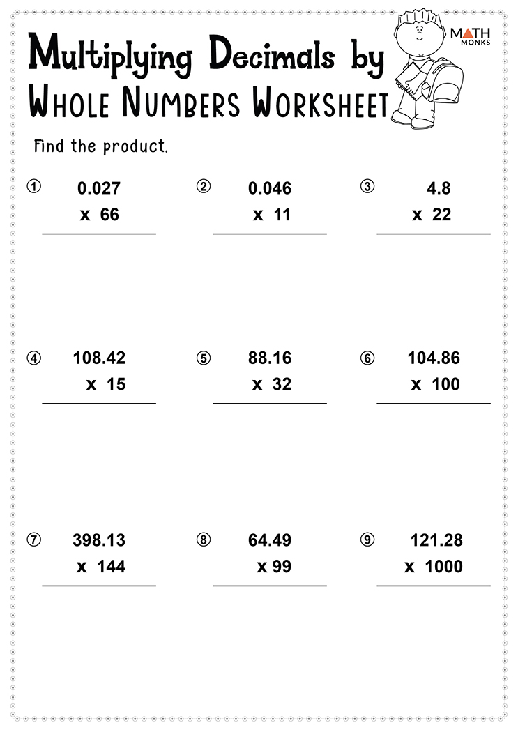 110 grade 6 decimals multiplication printable 1 jpg