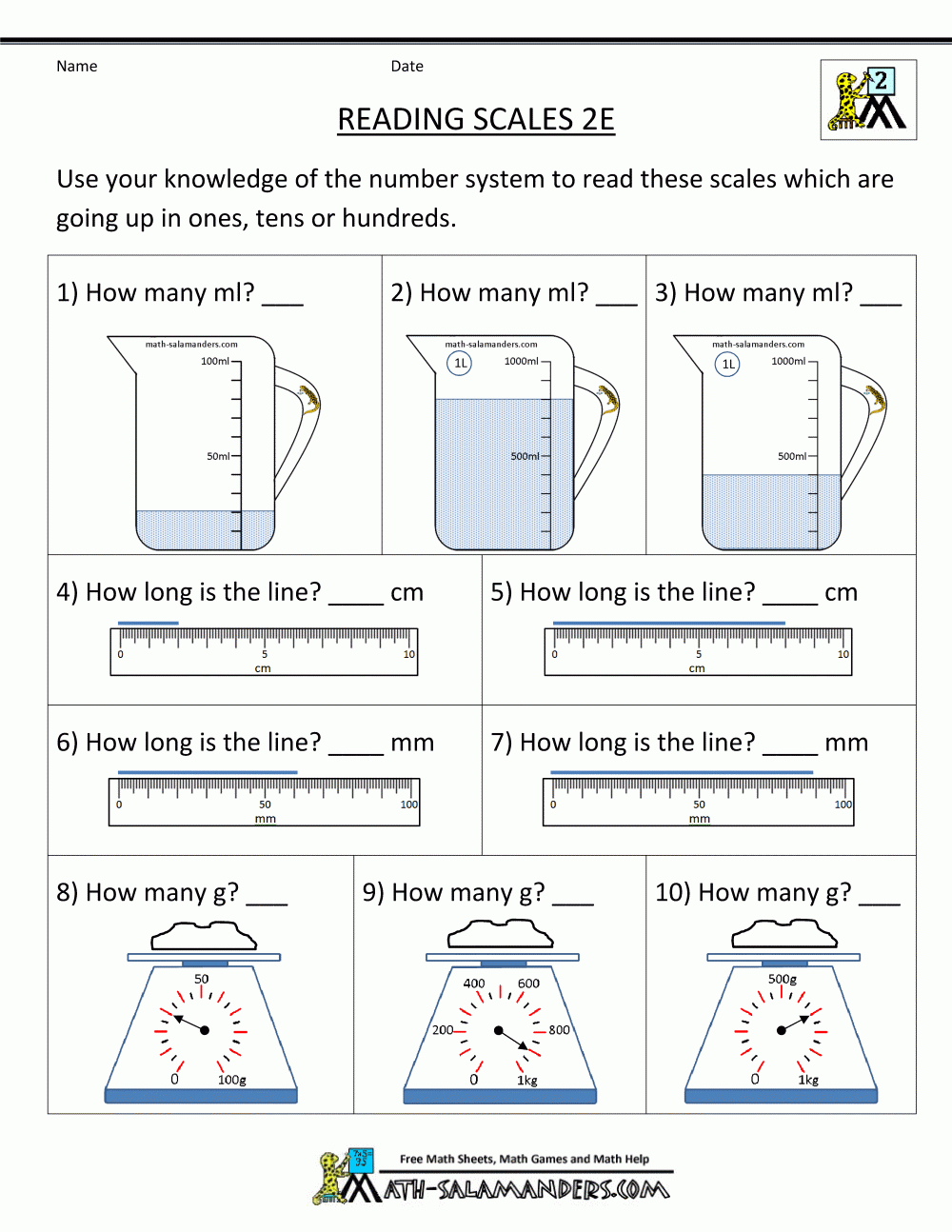 121 measurement worksheets printable 93 jpg