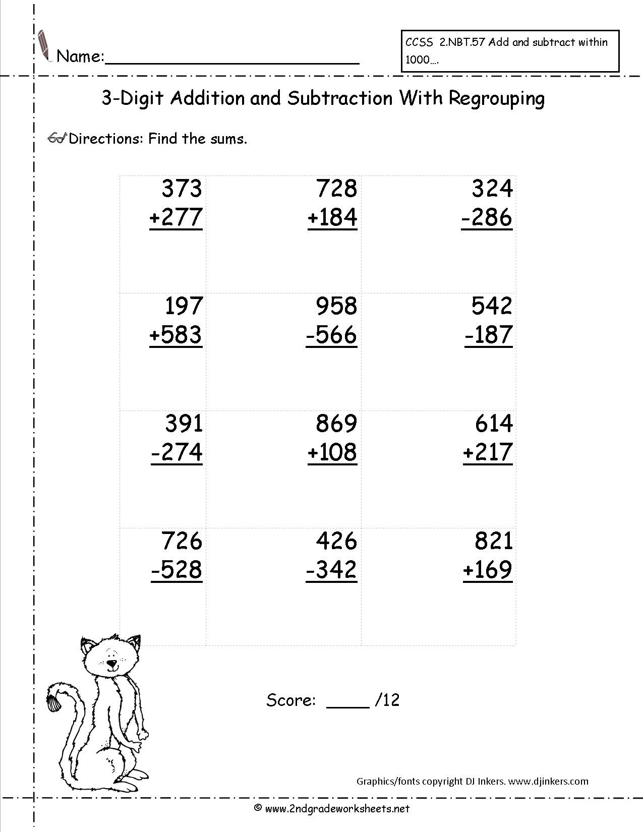 130 add or subtract worksheets printable 119 jpg