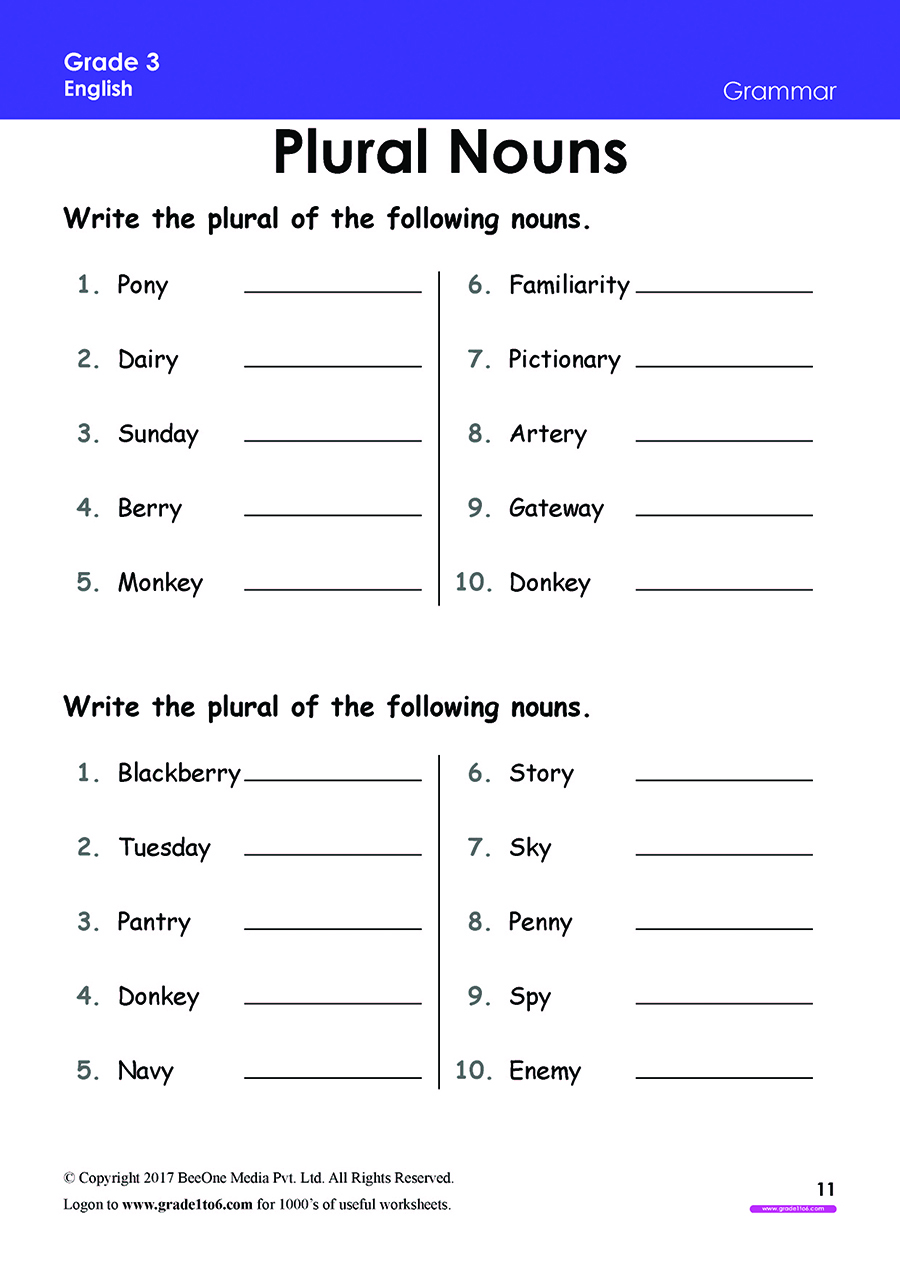 130 comprehensive grade 3 grammar worksheets printable 101 jpg