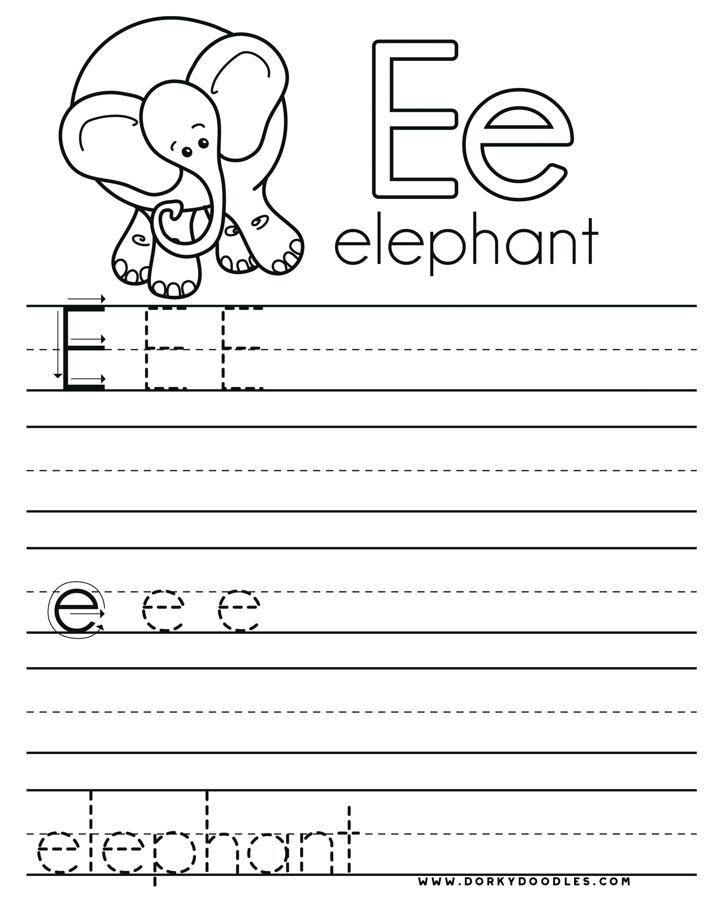 130 tracing the letter e worksheets printable 1 jpg