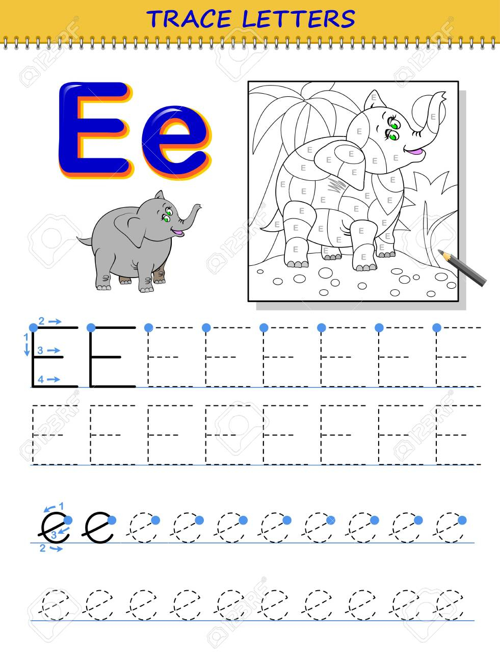 130 tracing the letter e worksheets printable 79 jpg