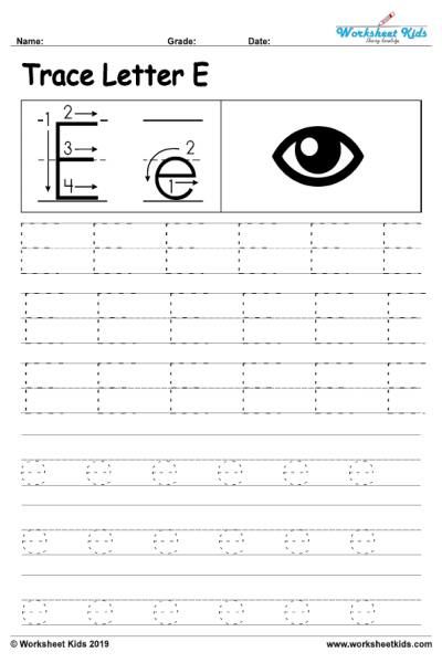 130 tracing the letter e worksheets printable 82 jpg