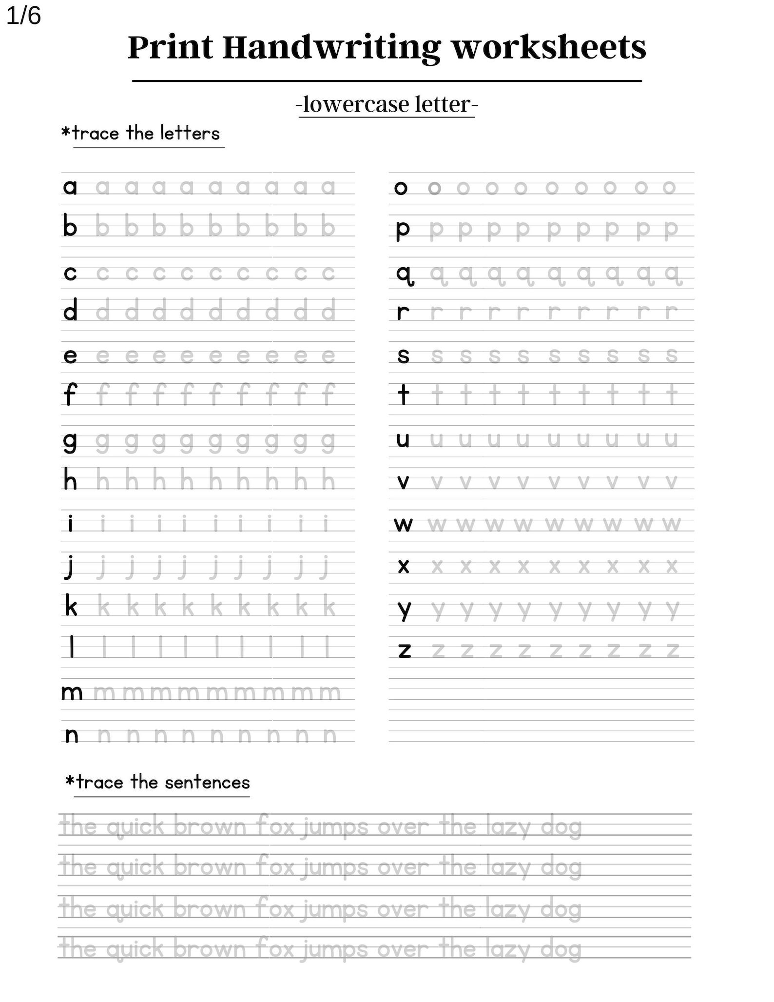 132 neat handwriting worksheets printable 44 jpg