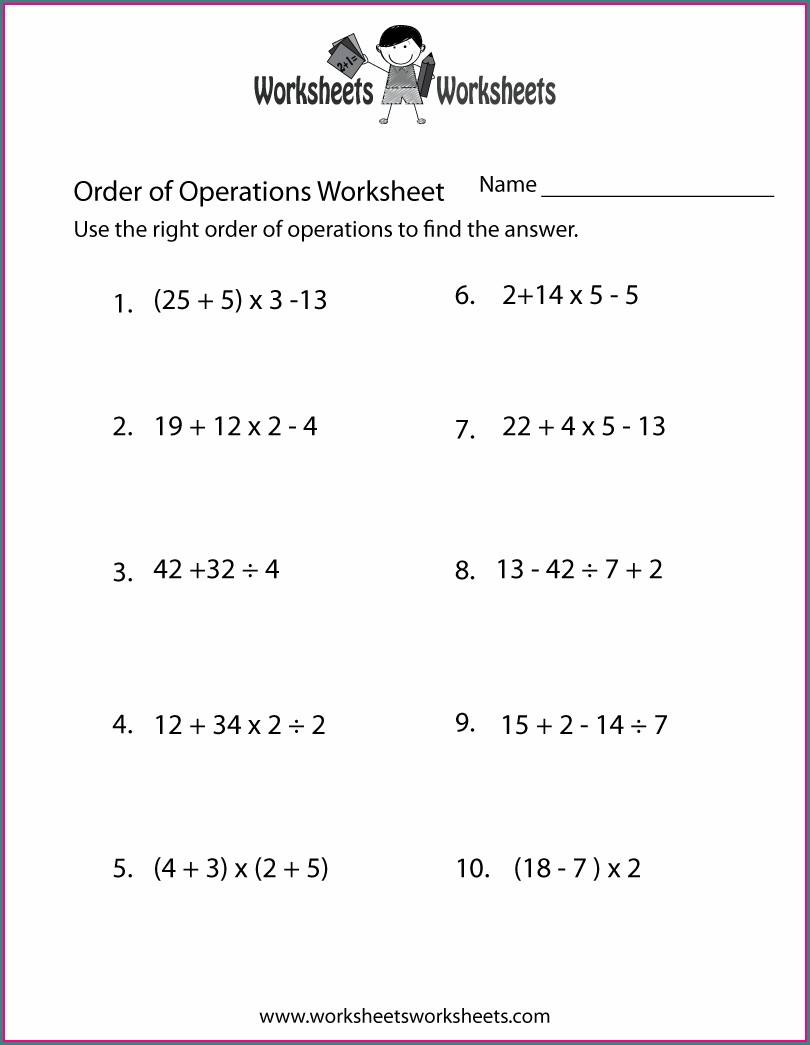 132 order of operations worksheets printable 115 jpg