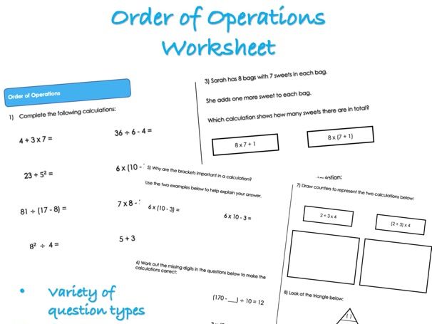 132 order of operations worksheets printable 116 jpg