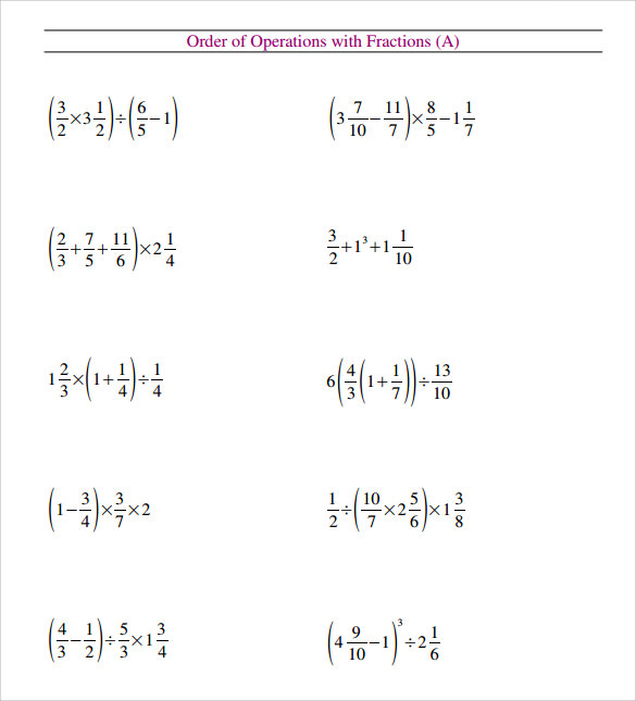 132 order of operations worksheets printable 126 jpg