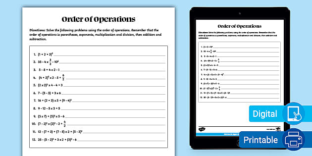 132 order of operations worksheets printable 16 jpg