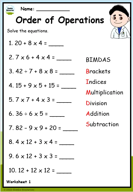 132 order of operations worksheets printable 19 jpg