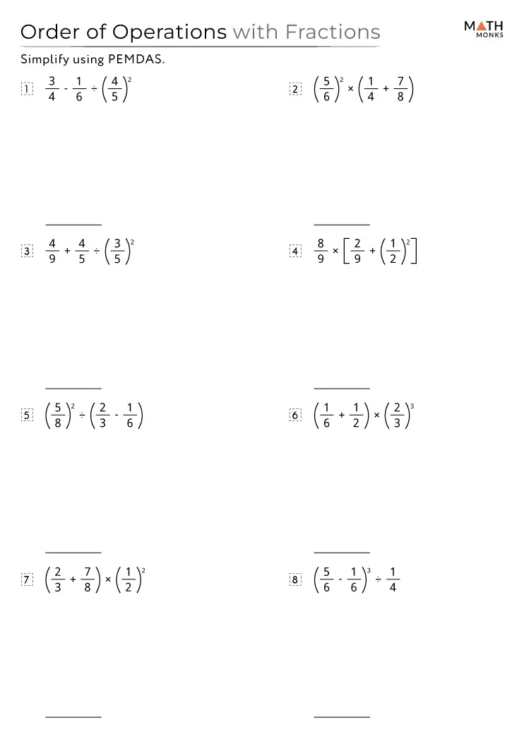 132 order of operations worksheets printable 3 jpg