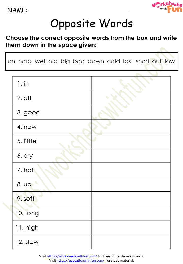 136 opposites worksheets kindergarten printable 99 jpg