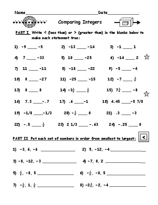 94 grade 6 integers worksheets printable 4 jpg