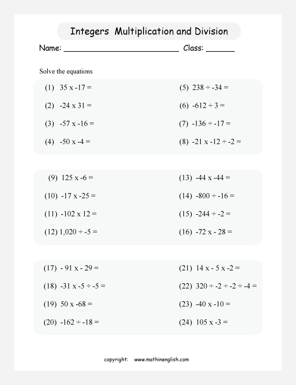 94 grade 6 integers worksheets printable 47 jpg