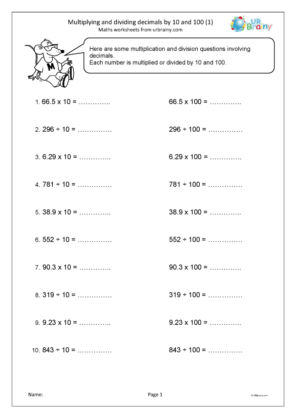 114 dividing decimals worksheets printable 25 jpg