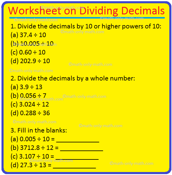 114 dividing decimals worksheets printable 28 jpg