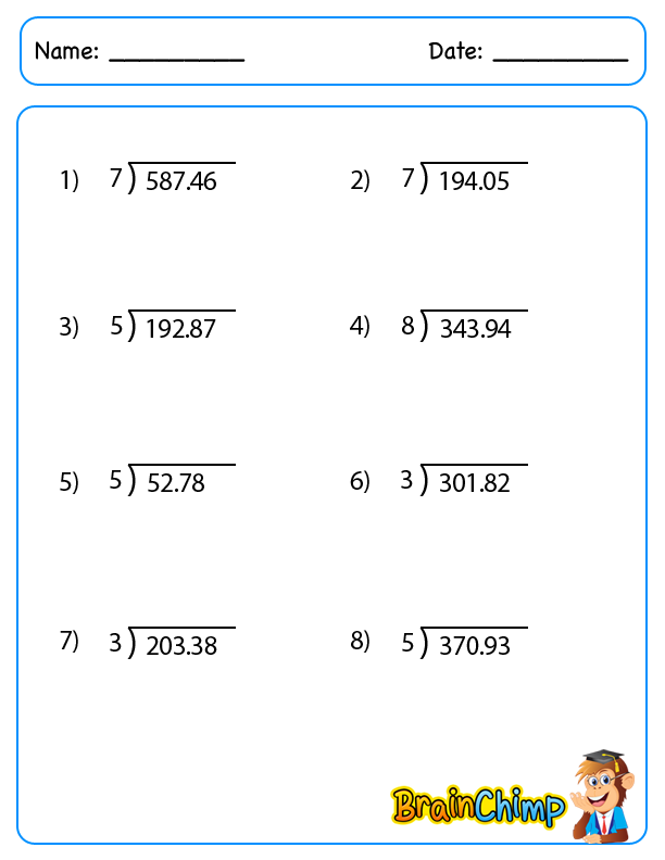 114 dividing decimals worksheets printable 32 jpg